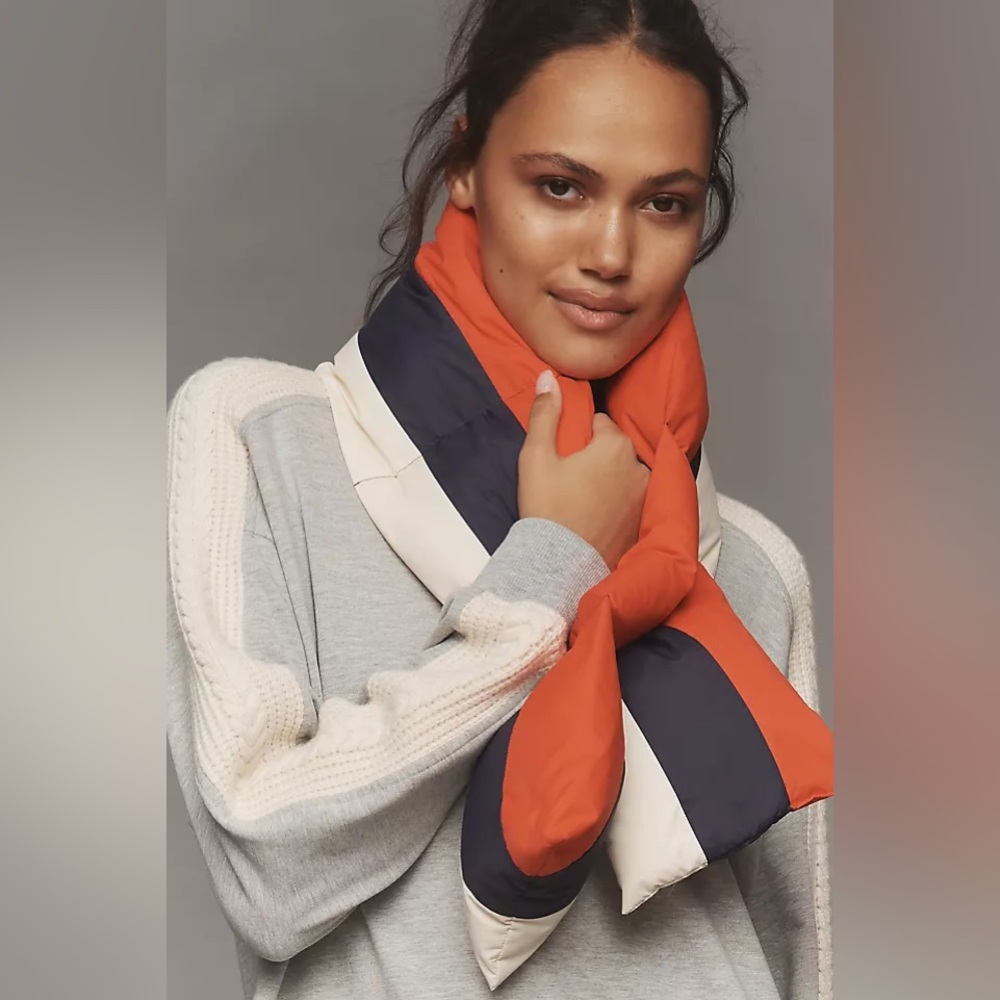 KULE The Seever Puffer Scarf NWT